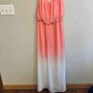 Studio Y Peach Ombré Dress – Size M